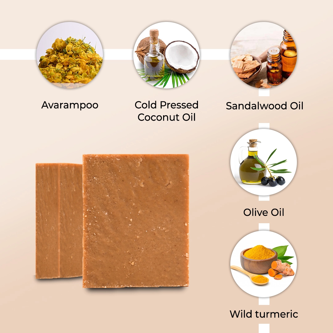 Avarampoo Soap (75g) |acne marks | back acne marks | glowing skin