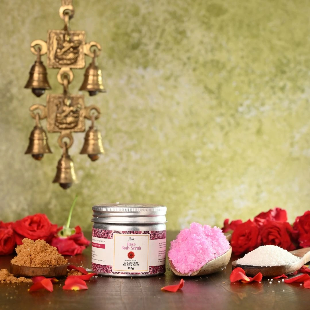 Rose Petal Powder for Eating and Beetroot Powder for Drinking, Combo, Face,  Skin