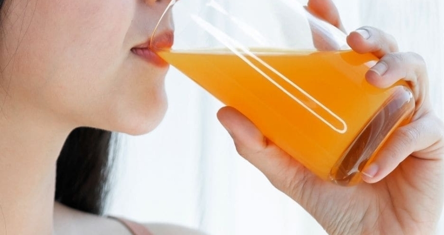 juice drinking makes skin glow