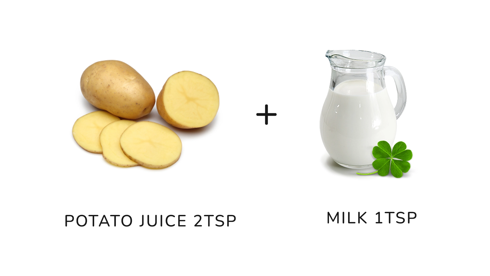 potato juice and milk