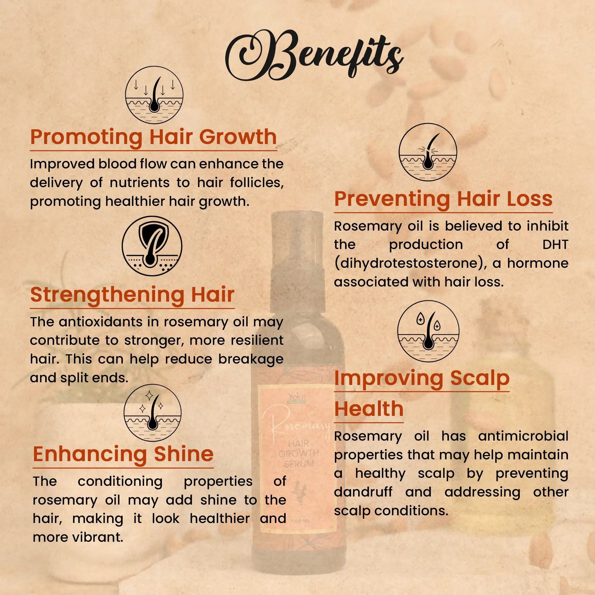 benefits of rosemary hair serum